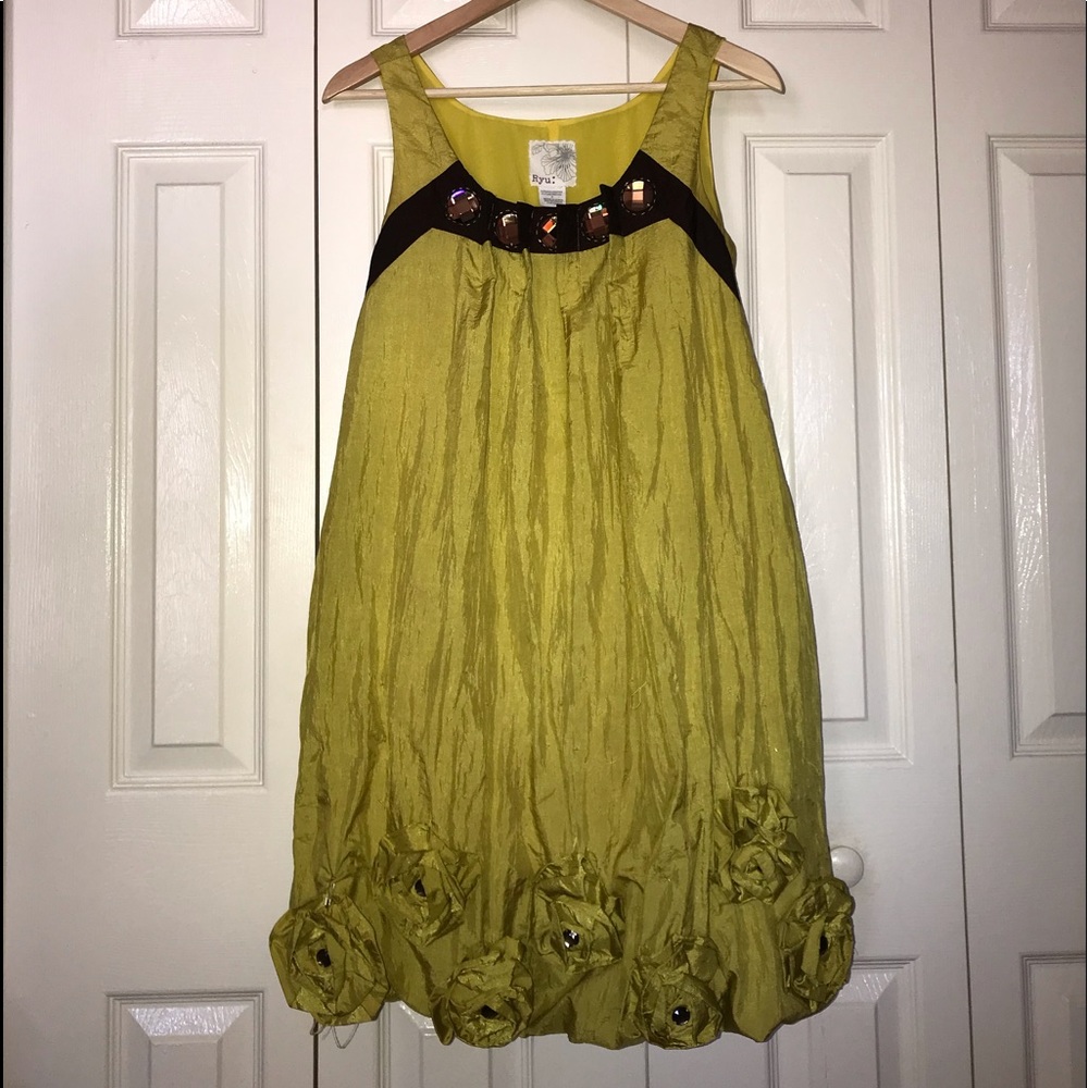 Vintage RYU: Mustard Cocktail Dress